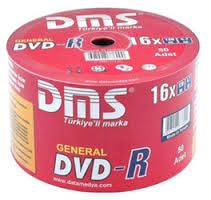 DMS GENERAL DVD-R 16X 4,7 GB 50 LI DVD